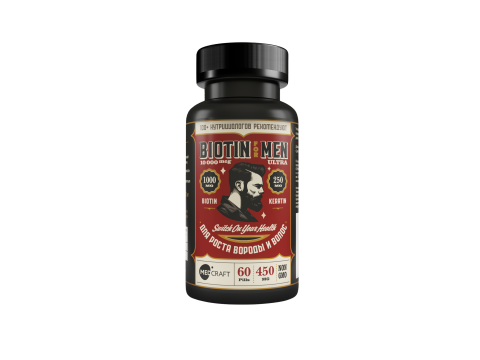 MEDCRAFT, Биотин для мужчин ULTRA, таблетки, 60 шт.