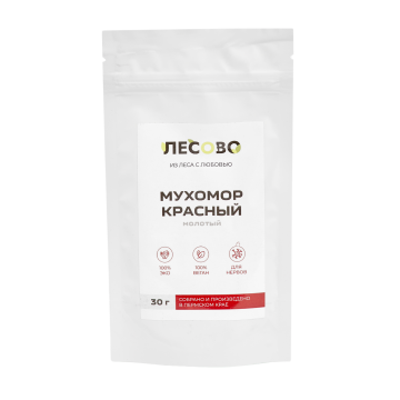 ЛЕСОВО, Мухомор красный, порошок, 30 г